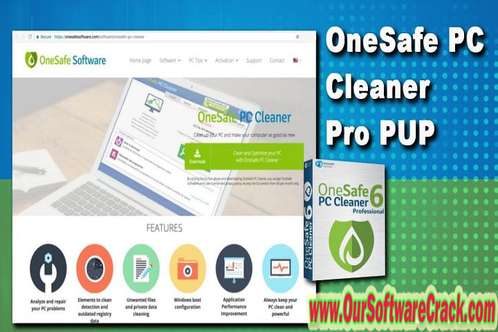 OneSafe PC Cleaner Pro 9.2.0.1 PC Software with crack