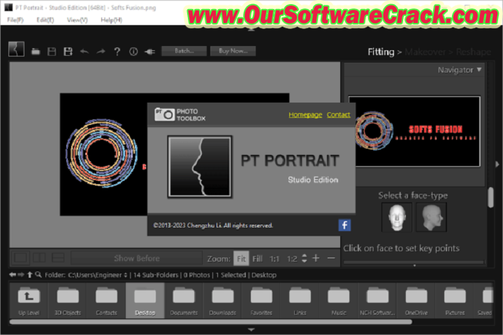 PT Portrait Studio 6.0 PC Software