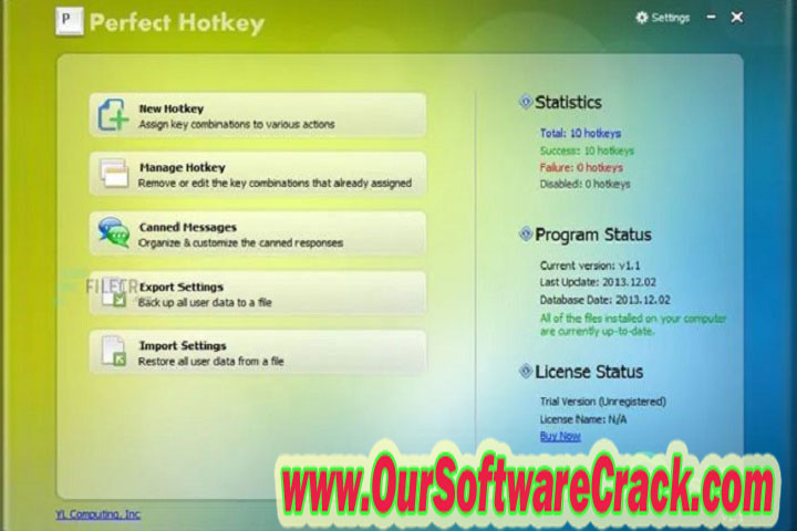 Perfect Hotkey 3.2 PC Software with keygen