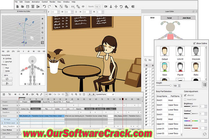 Reallusion Cartoon Animator 5.1.1801.1 PC Software with crcak