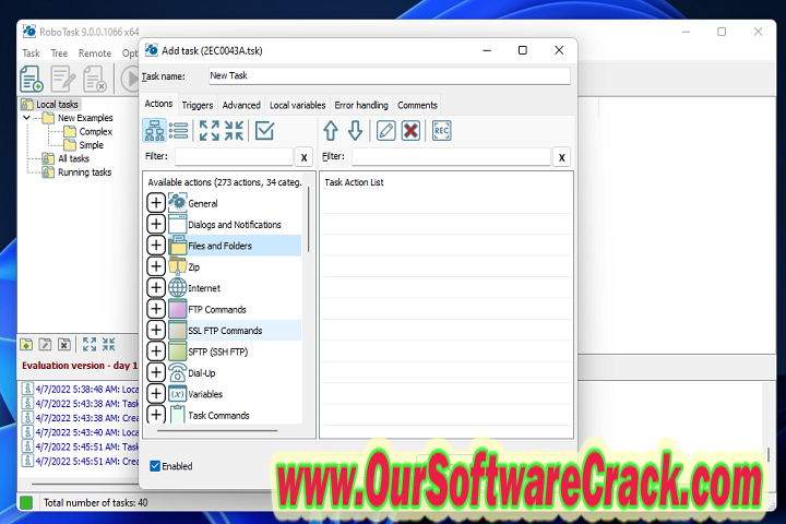 RoboTask 9.5.0.1108 PC Software with kegen