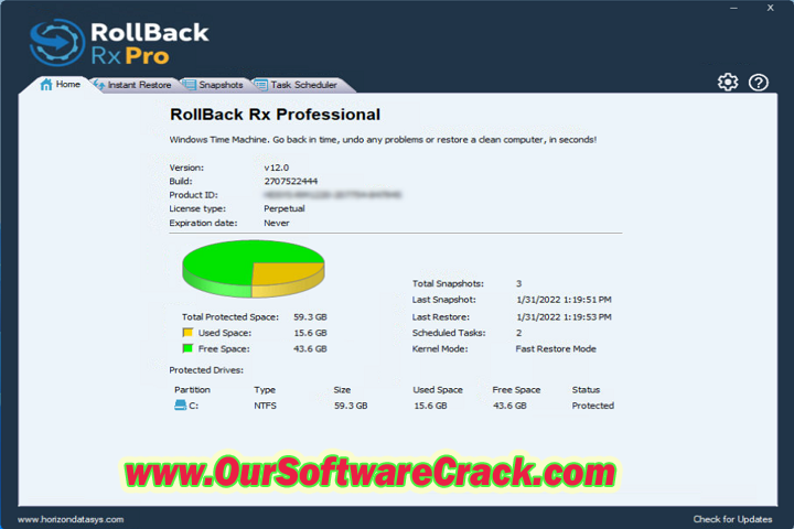 Rollback RX Pro 12.5 PC Software wih crack