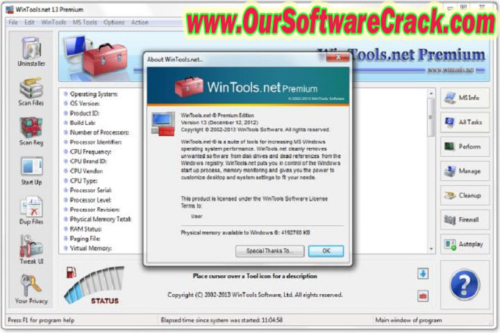 WinTools net pro v23.8.1 PC Software with keygen