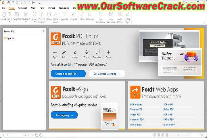 Foxit PDF Editor Pro 12.1.2.15332 PC Software with patch