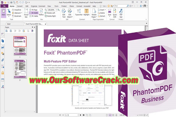 Foxit PDF Editor Pro 12.1.2.15332 PC Software with crack