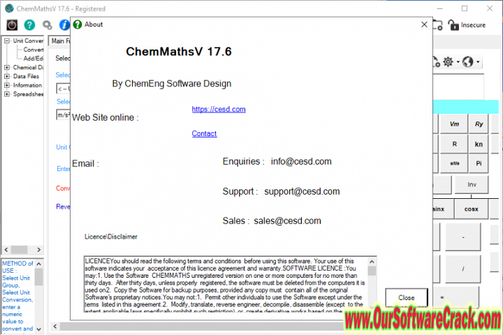Chem Maths 17.7 PC Software with keygen