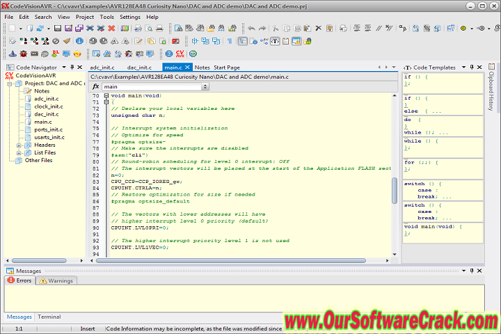 Code VisionAVR Advanced 3.40 PC Software with crcak