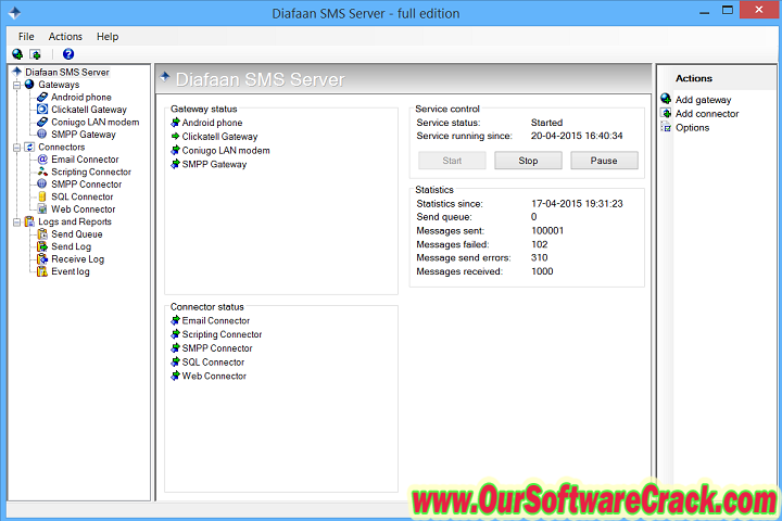 Diafaan SMS Server Full 4.8.0 PC Software with crack