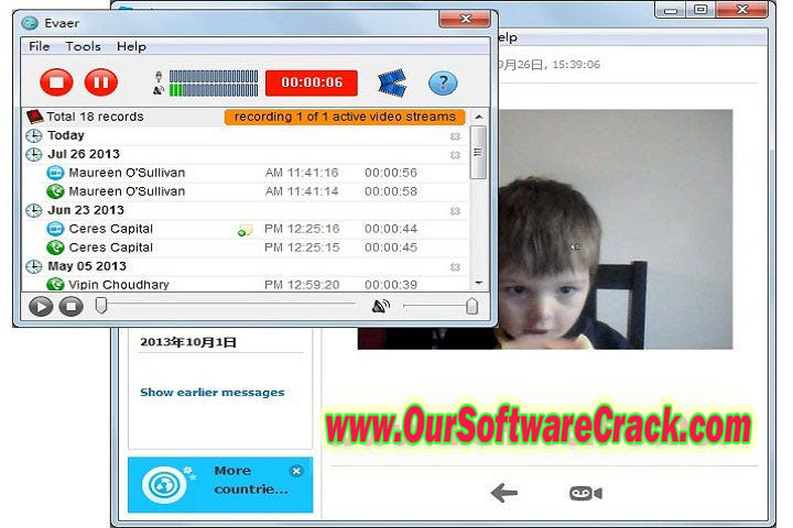 Evaer Video Recorder for Skype 2.3.8.21 PC Software with crack