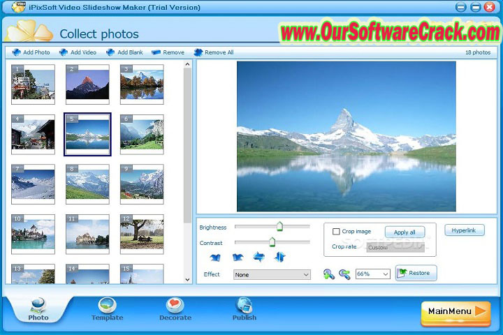 IPixSoft Flash Slideshow Creator 6.6.0 PC Software with patch