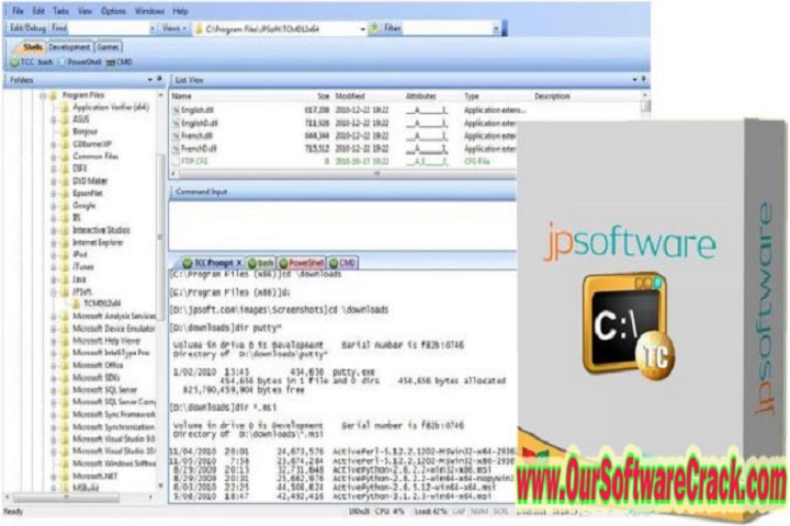 JP Software Take Command 31.01.14 PC Software with crack