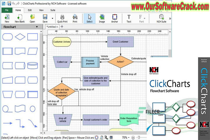 NCH Click Charts Pro 8.46 PC Software with patch