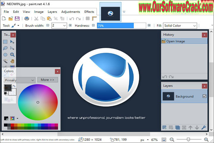 Paint NET 5.0.5 PC Software with crack