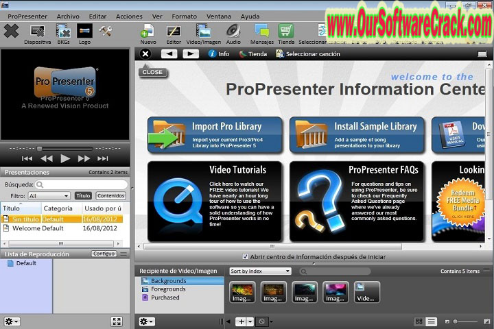 ProPresenter 7.13.1 PC Software with crack