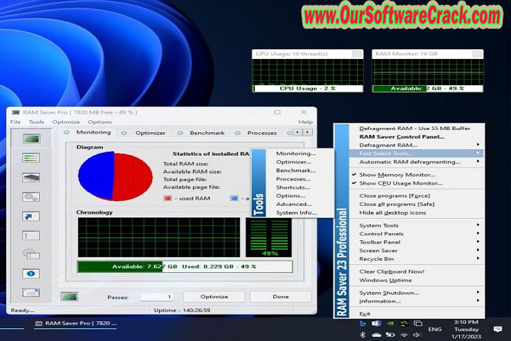 RAM Saver Pro 23.12 PC Software with patch