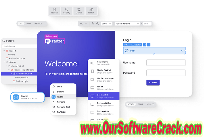 Radzen Blazor Studio 1.9.6 PC Software with patch