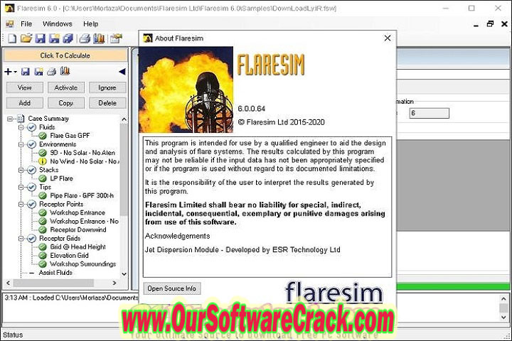 Schlumberger Flaresim v2022.2.103 PC Software with patch