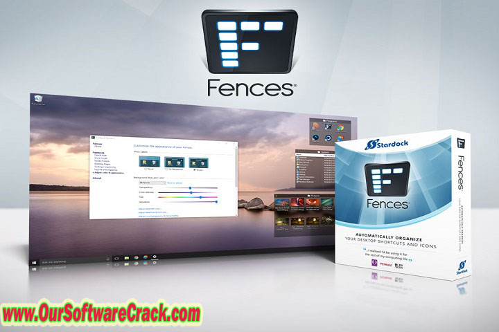 Stardock Fences 4.0.7.2 PC Software with patch