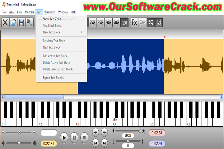 Transcribe 9.25.1 PC Software with crack