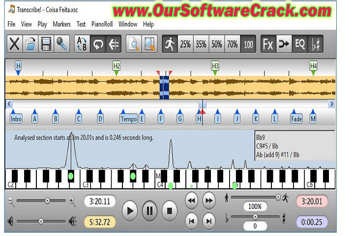 Transcribe 9.25.1 PC Software with patch