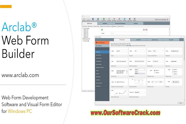 Arclab Web Form Builder 5.5.6 PC Software with patch