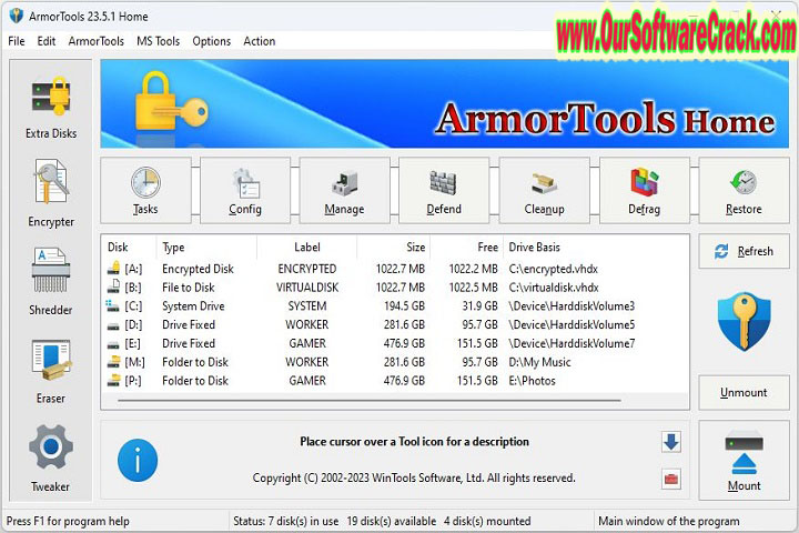 Armor Tools Professional 23.7.1 PC Software with crack