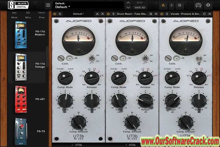 Audified U73b Compressor 3.1.1 PC Software with crack