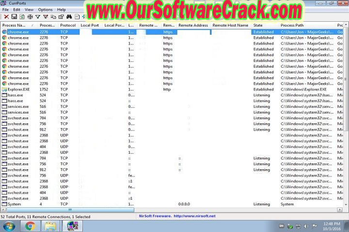 CurrPorts 11.07 PC Software with patch