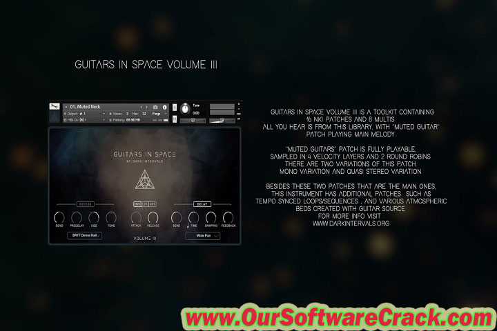 Guitars in Space VOL 3 PC Software with patch