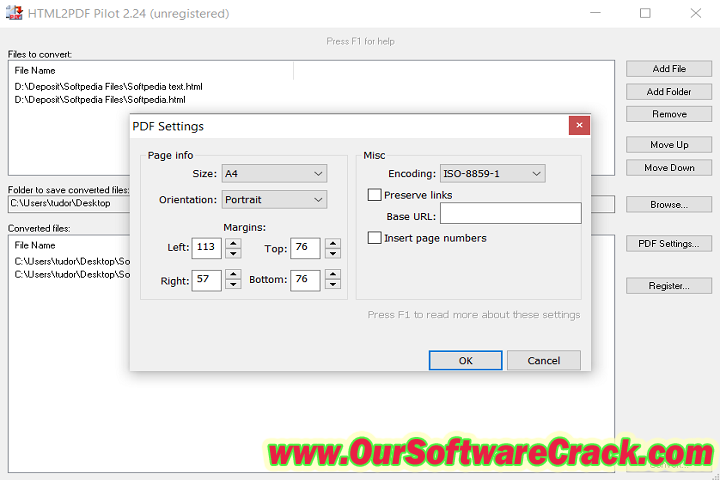 HTML2 PDF Pilot v2 PC Software with patch