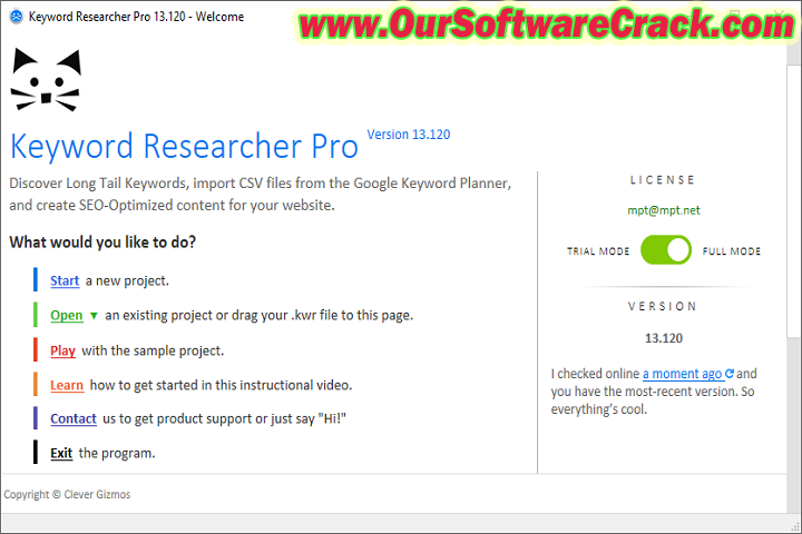 Keyword Researcher Pro v13.235 PC Software with patch