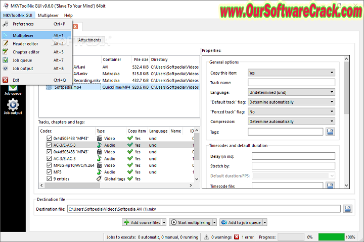 MKV Tool Nix 73.0.0 PC Software with keygen