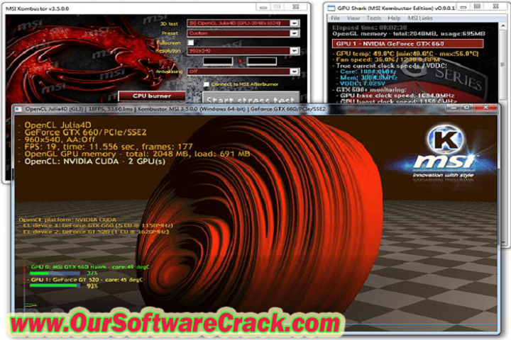 MSI Kombustor 2023 v4.1.25.0 PC Software with crack