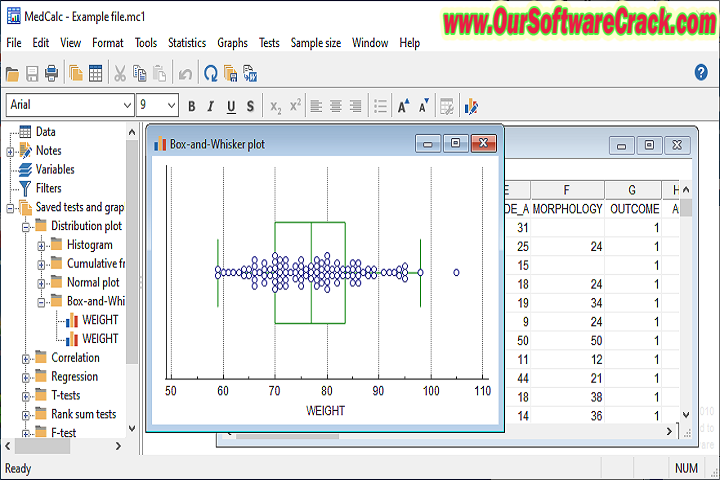 MedCalc statistical 20.215 PC Software with patch