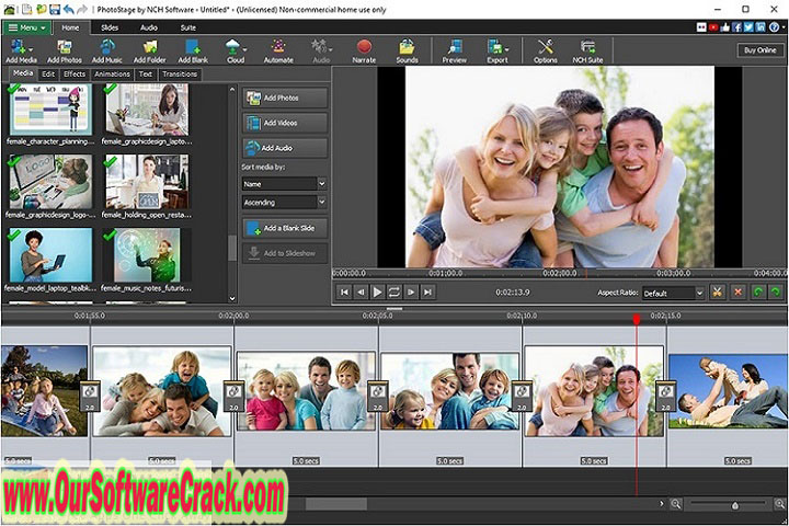 NCH Photo Stage Professional v10.40 PC Software with patch