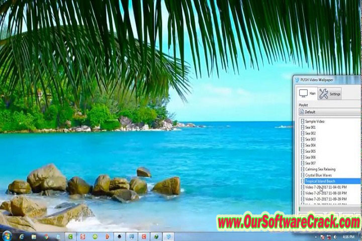 PUSH Video Wallpaper and Video Screensaver v4.36 PC Software with patch