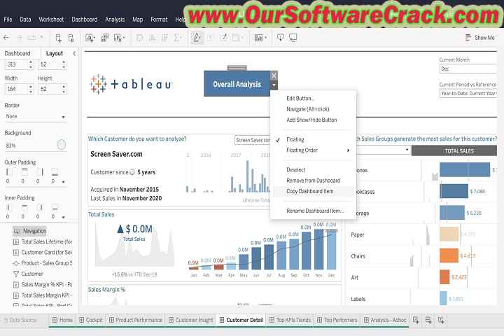 Tableau Desktop 2023.1.1 PC Software with crcak