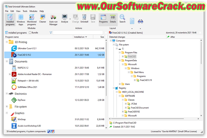 Total Uninstall Professional 7.5.0.655 PC Software with crack
