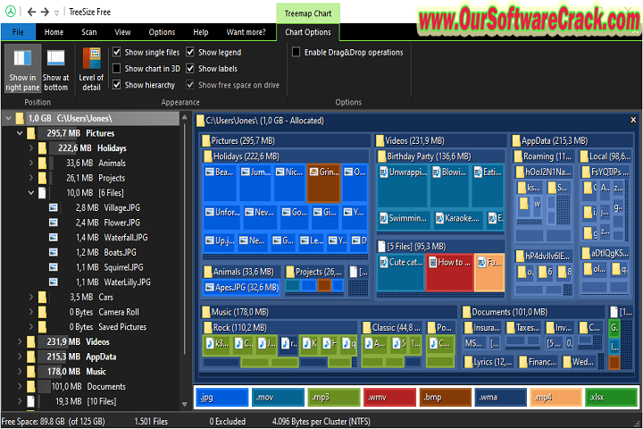 Tree Size Professional 8.6.0.1757 PC Software with keygen