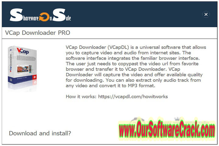 V Cap Downloader Pro v0.1.13.5524 PC Software with patch