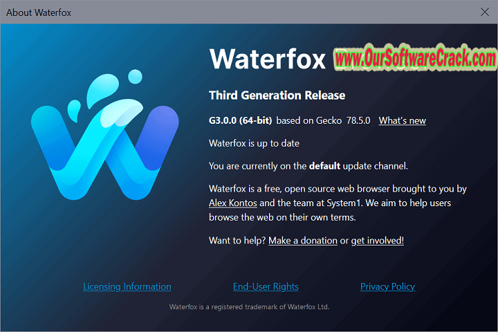 Water fox G5 1.1 PC Software with keygen