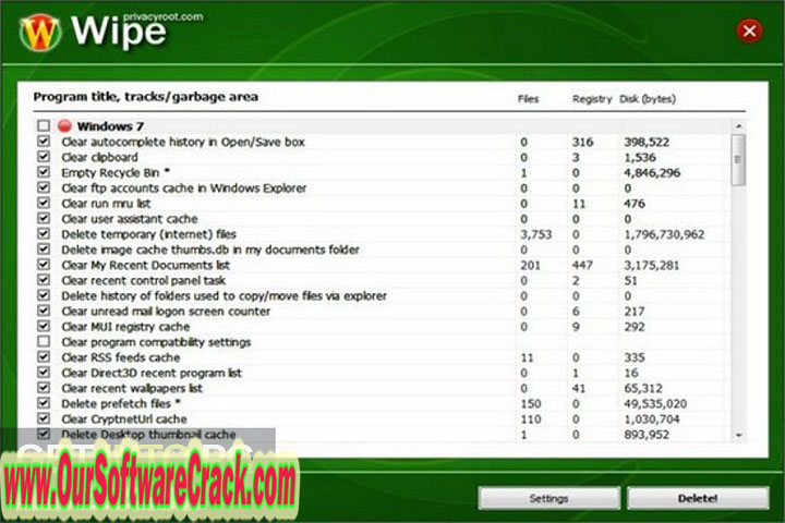 Wipe Pro 2022.28 PC Software with crack