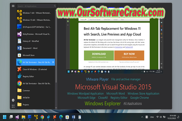Alt-Tab Terminator Pro v6.0 PC Software with crack