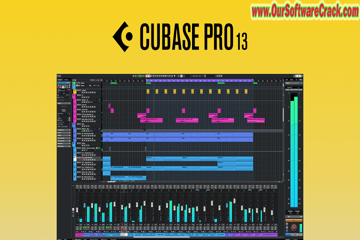 Cubase Pro v13.0.20 PC Software with patch