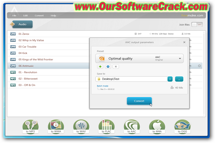 Freemake Audio Converter v1.1.9.14 PC Software with patch