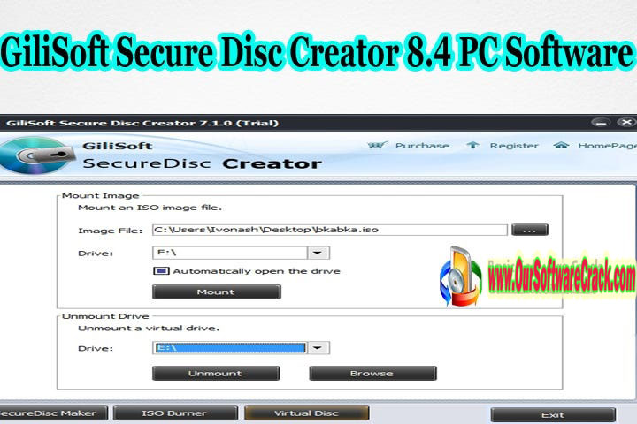 Gili Soft Secure Disc Creator v8.4 PC Software with crack