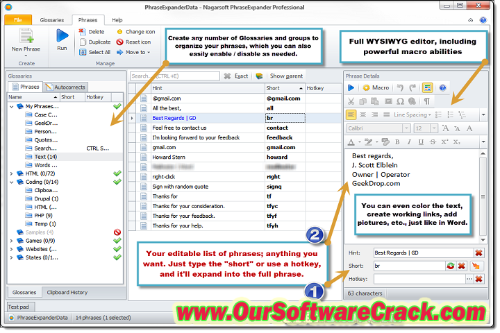 Phrase Expander Professional v5.9.4.7 PC Software with crack