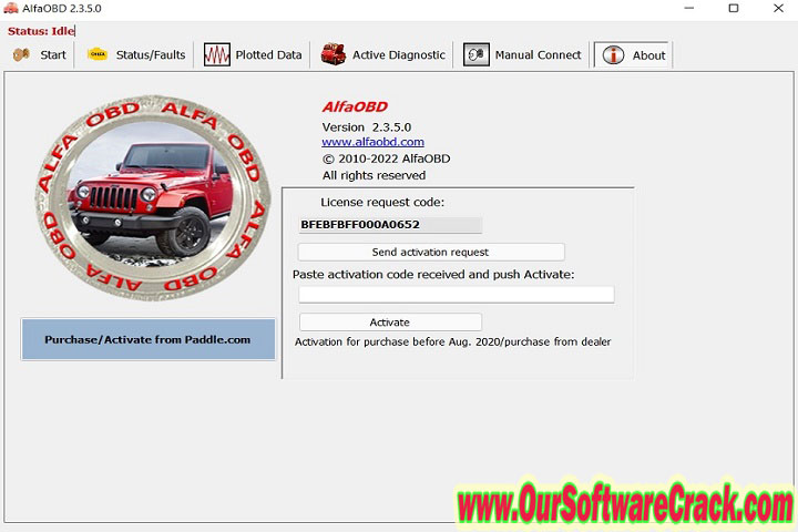 Alfa OBD v2.3.69 PC Software with patch