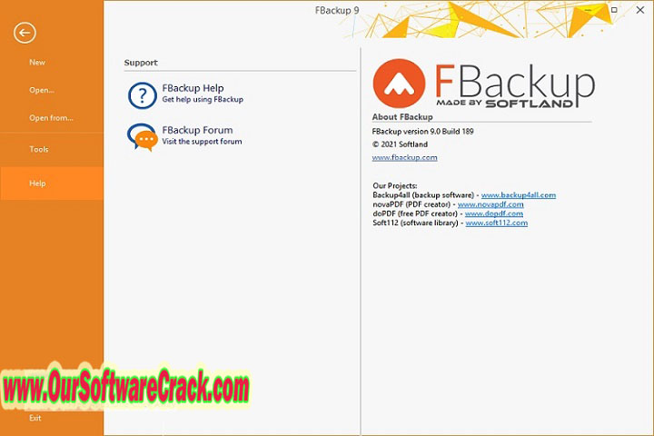 FBackup v9.8.726 PC Software with patch