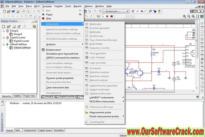 NI Circuit Design Suite v14.3 PC Software with crack